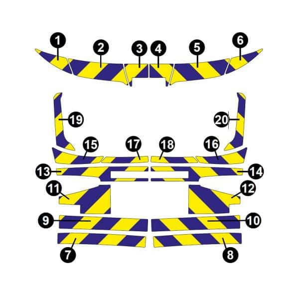 Kit Jaune-Bleu Total - SKODA Elroq (2024) – Image 2